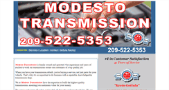 Desktop Screenshot of modestotransmission.com